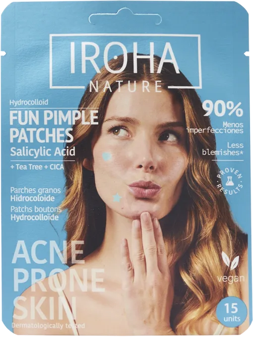 Iroha Nature Fun Salicylic Acid Pimple Patches 15 st Iroha Nature