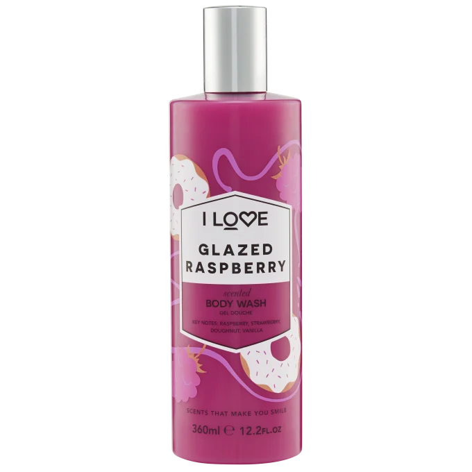 I LOVE Signature Body Wash Glazed Raspberry 360 ml I Love...