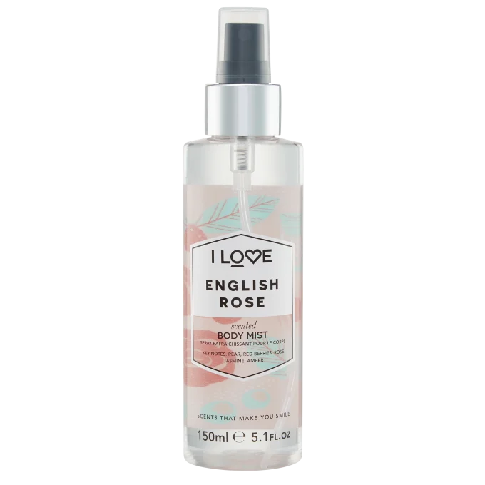 I LOVE Signature Body Mist English Rose 150 ml I Love...