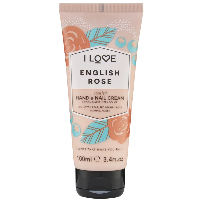 I LOVE Signature Hand & Nail Cream English Rose 100 ml I Love...