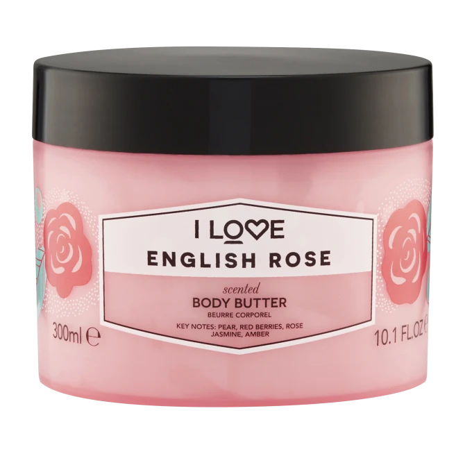 I LOVE Signature Indulgent Body Butter English Rose 300 ml I Love...