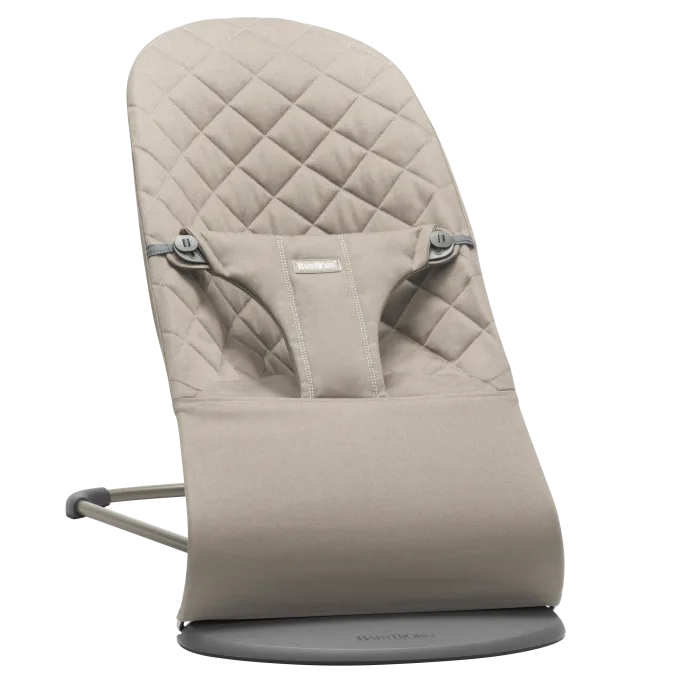 BabyBjörn Babysitter Bliss Vävd Klassisk Quilt Sandgrå Babybjörn