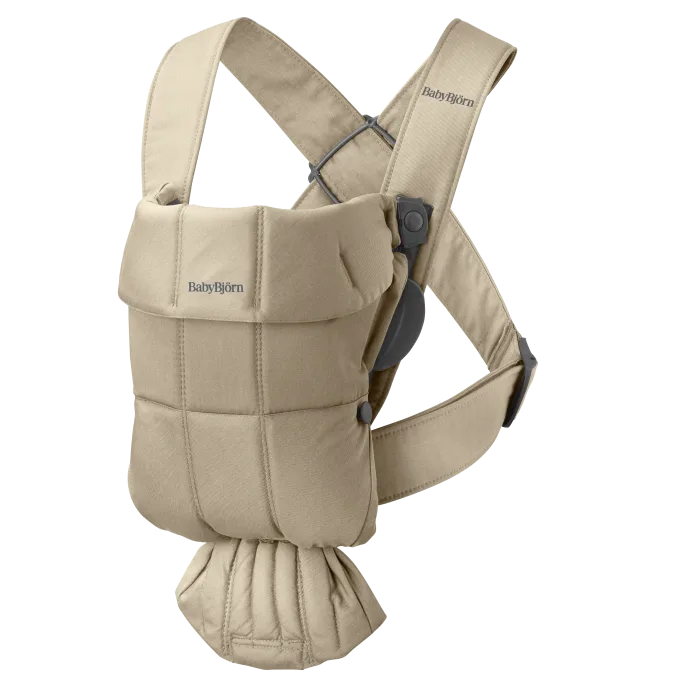 BabyBjörn Bärsele Mini Vävd Beige Babybjörn