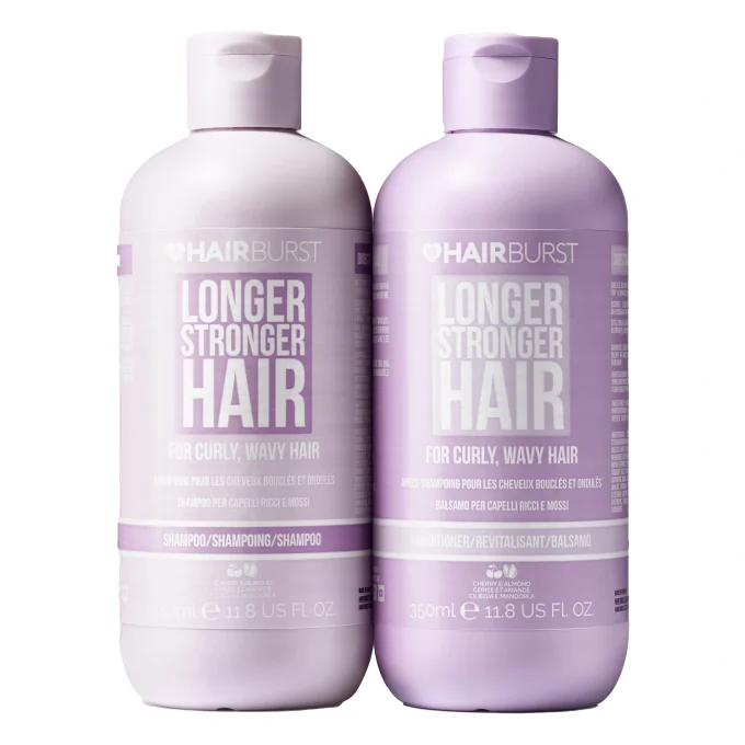 Hairburst Shampoo&Conditioner for Curly&Wavy Hair 2x350 ml Hairburst