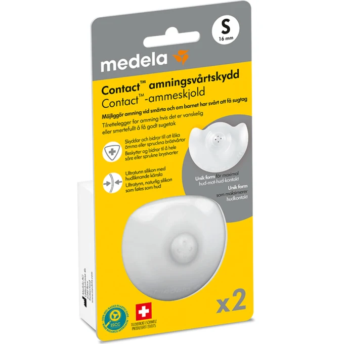 Medela Contact amningsvårtskydd 2st S Medela