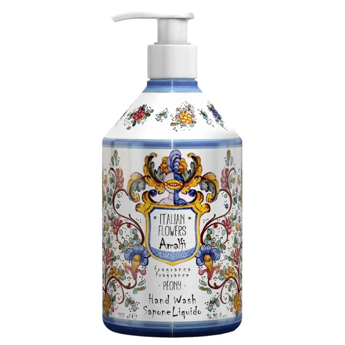 Rudy La Maioliche Liquid Soap Amalfi Peony 500ml Rudy La Maioliche