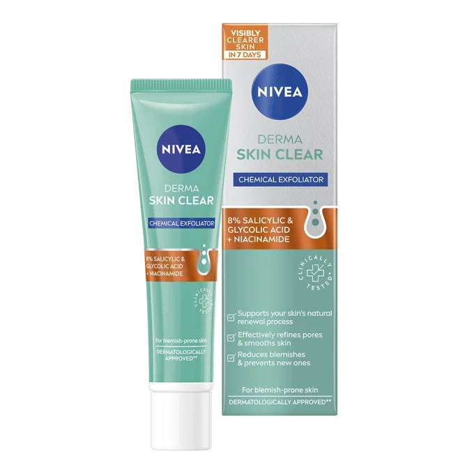 Nivea Derma Skin Clear Night Exfoliator 40 ml Nivea