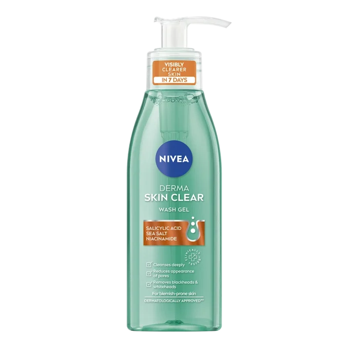 Nivea Derma Skin Clear Wash Gel 150 ml Nivea