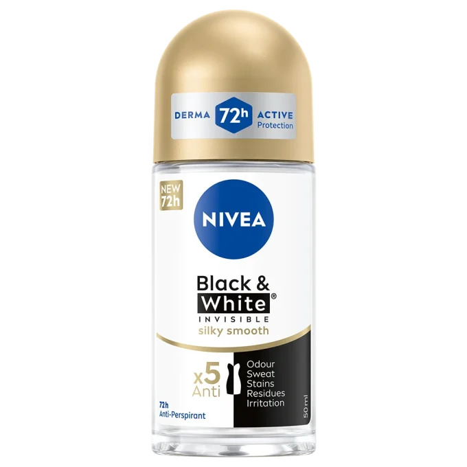 Nivea Black & White Silky Smooth Roll On 50 ml Nivea