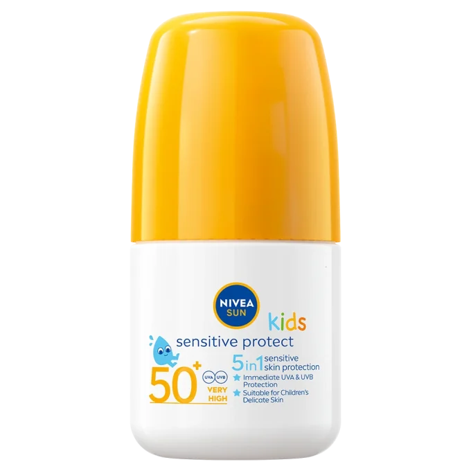 Nivea Sun Kids Sensitive Sun Roll On SPF 50+, 50 ml Nivea