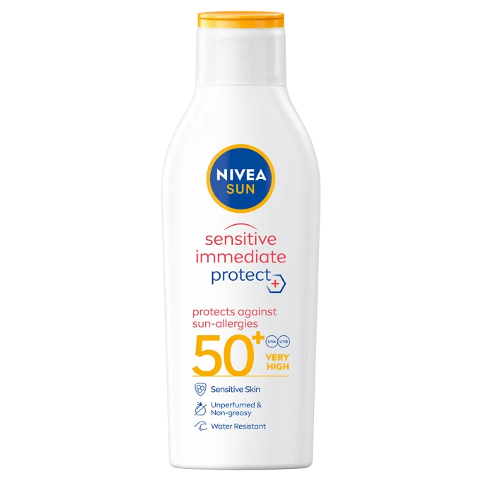 Nivea Sun Sensitive Immediate Protect Sun Lotion SPF 50+, 200 ml Nivea