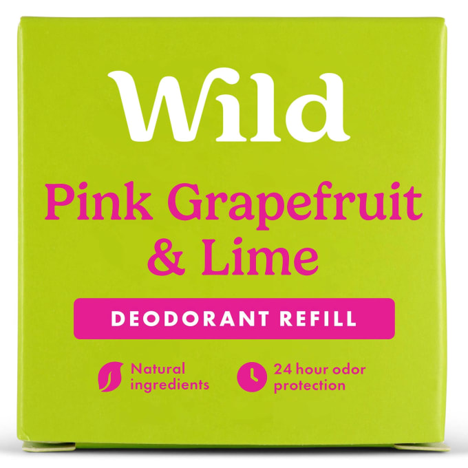 Wild Pink Grapefruit & Lime Deo Refill 40g Wild