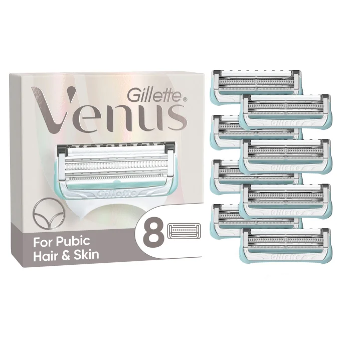 Venus Pubic Hair & Skin Blades 8 st Venus