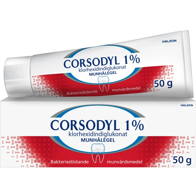 Corsodyl munhålegel 1 % 50 g Corsodyl