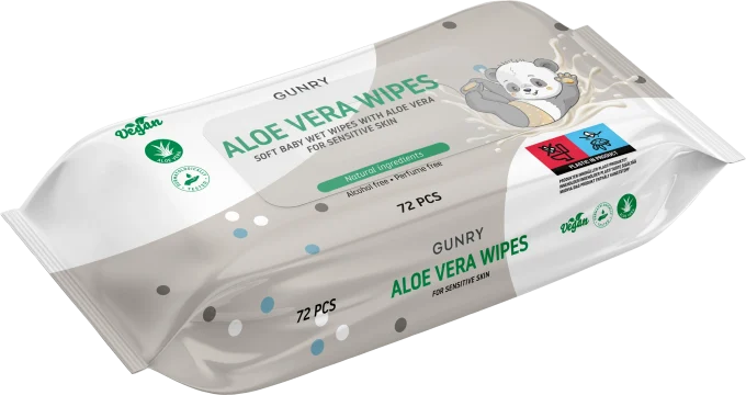 Gunry Baby Aloe Vera Wipes 72 st Gunry