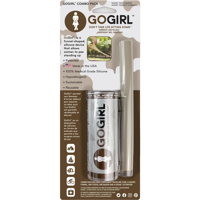 Go Girl Khaki Combo Kisstratt med förlängning Go Girl