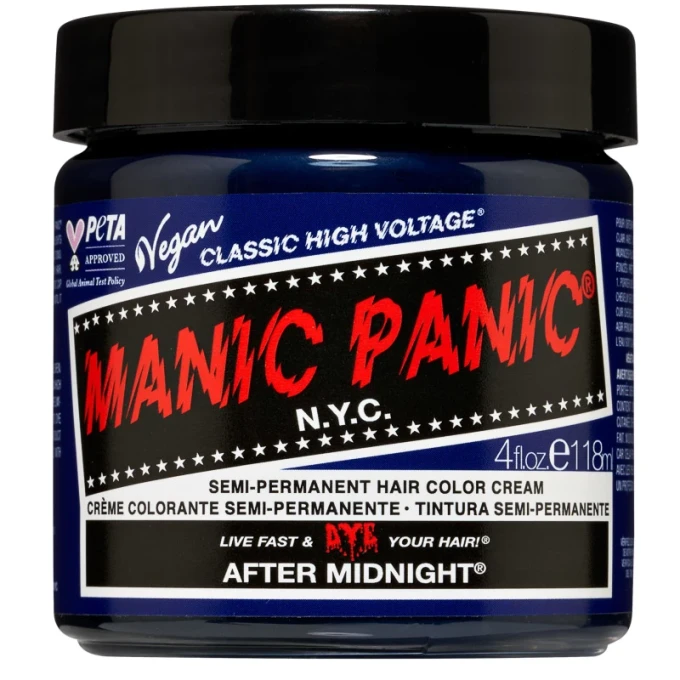 Manic Panic Classic High Voltage Semi-Permanent Hair Color Cream 118 ml After Midnight Manic Panic