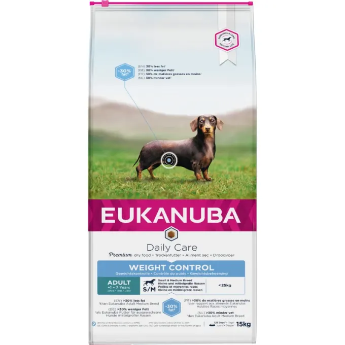 Eukanuba Dog Daily Care Small/Medium Weight Control 15 kg eukanuba