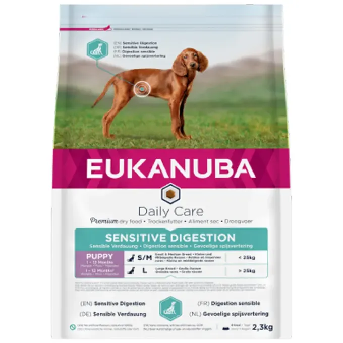 Eukanuba Dog Daily Care Puppy Sensitive Digestion 2,3 kg eukanuba