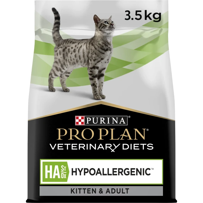 PURINA PRO PLAN Veterinary Diets HA Hypoallergenic Torrfoder Katt  3,5kg Purina Pro Plan