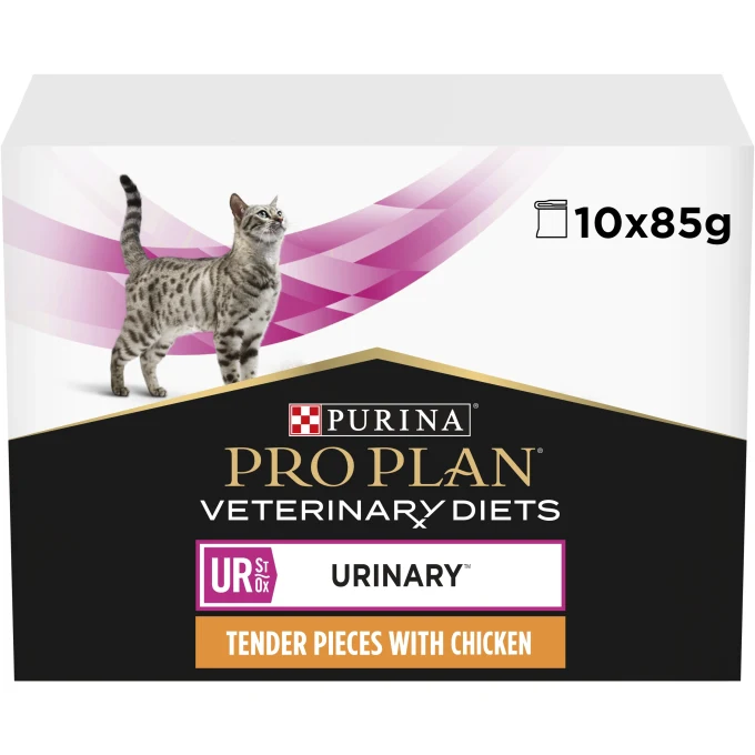 PURINA PRO PLAN Veterinary Diets UR Urinary Chicken Våtfoder Katt 10x85g Purina Pro Plan