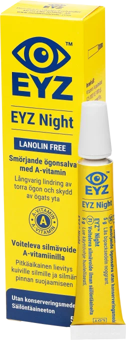 EYZ Night Smörjande ögonsalva A-vitamin 5g EYZ