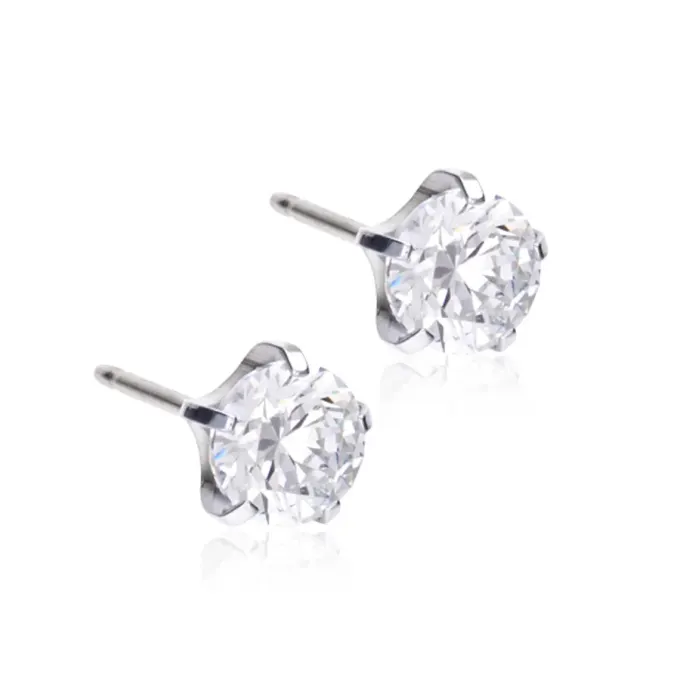Blomdahl ST Tiffany Precious 6 mm CZ White Blomdahl