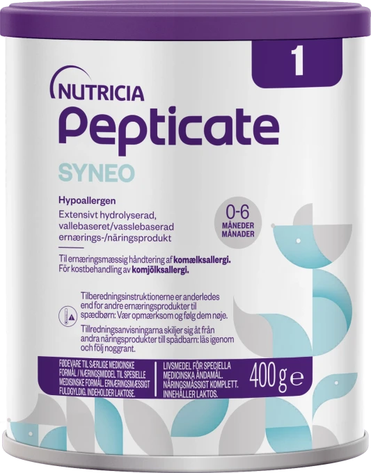 Pepticate Syneo 1 Modersmjölkersättning 400 g Pepticate