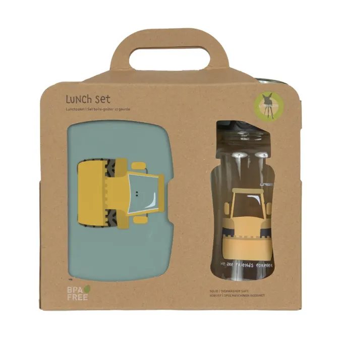 LÄSSIG Lunch Set Tiny Drivers  Excavator LÄSSIG