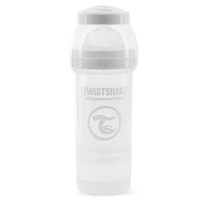 Twistshake Anti-Colic nappflaska 260 ml Vit/transparent Twistshake