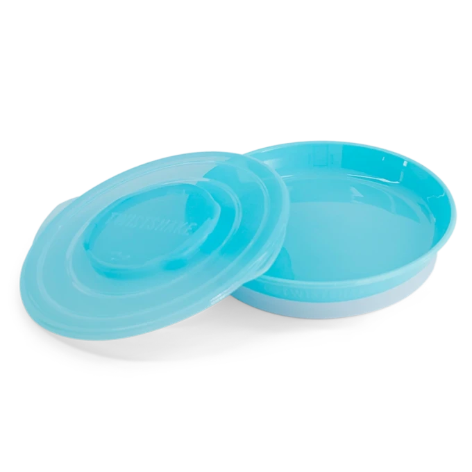 Twistshake Tallrik Pastell Blue Twistshake