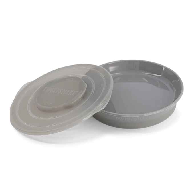 Twistshake Tallrik Pastell Grå Twistshake