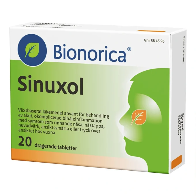 Sinuxol Dragerad tablett 20 st Bionorica, Sinuxol