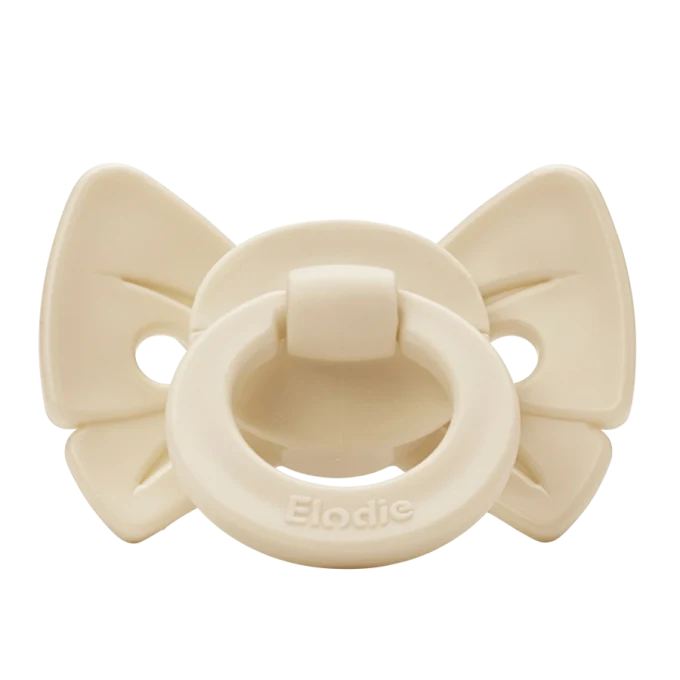 Elodie Binky Bow Oat White 3+ månader Elodie Details