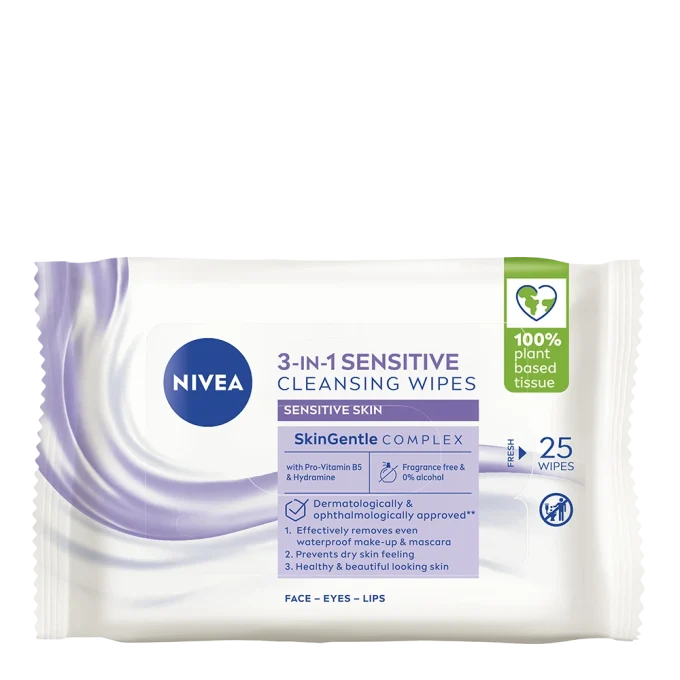 Nivea Sensitive Cleansing Wipes 25 st Nivea
