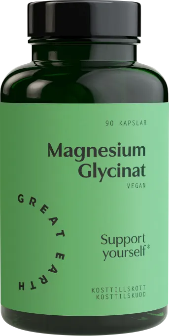 Great Earth Magnesiumglycinat 90 st Great Earth