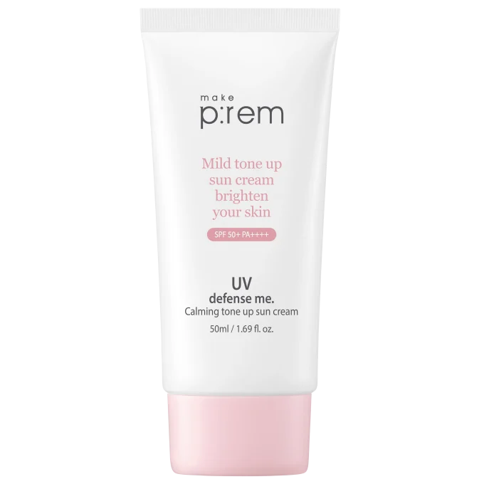 Make P:rem UV Defense Me Calming Tone Up Sun Cream SPF 50+, 50 ml Makeprem
