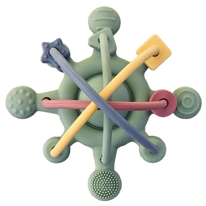 Summerville Organic Orbit Activity Baby Toy Cameo Green Summerville Organic