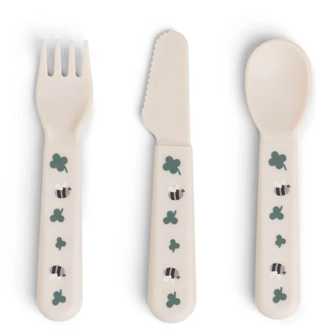 Done by Deer Foodie Cutlery Set Tiny Farm Sand Done by Deer