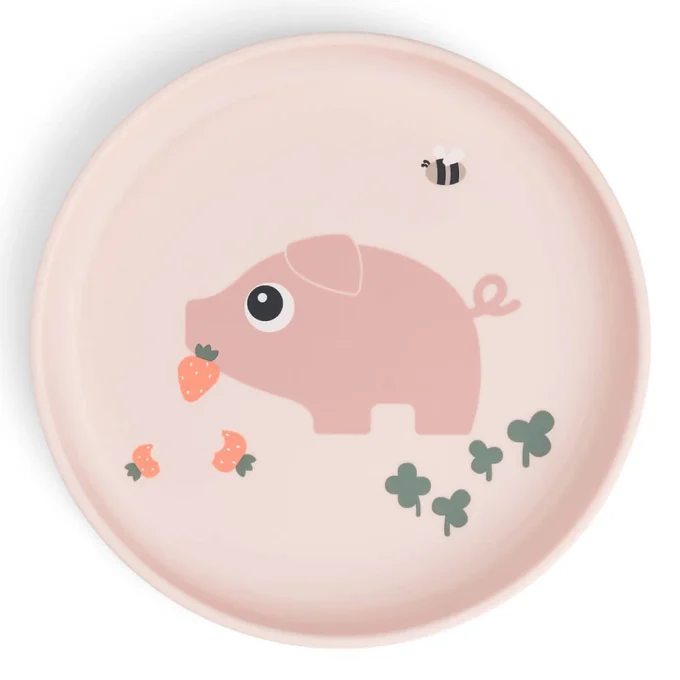 Done by Deer Foodie Plate Tiny Farm Powder Done by Deer
