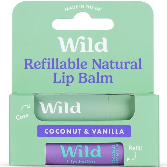 Wild Lip Balm Sage Case Coconut Vanilla 4,5 g Wild