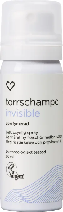 Hjärtats Torrschampo Invisible 50 ml Hjärtats