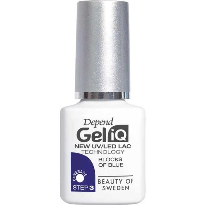 Depend Gel iQ Gelnagellack 5 ml Blocks Of Blue Depend