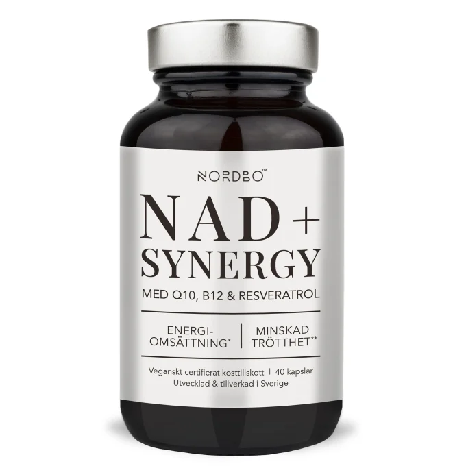 Nordbo NAD+ Synergy 40 kapslar Nordbo