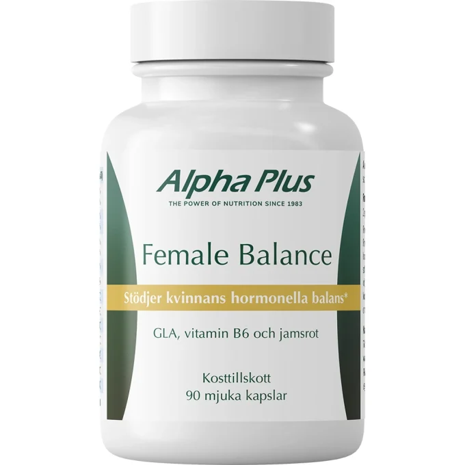 Alpha Plus Female Balance 90 mjuka kapslar Alpha Plus