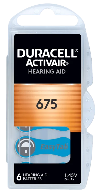 Duracell Activair batteri typ 675 6 st Duracell