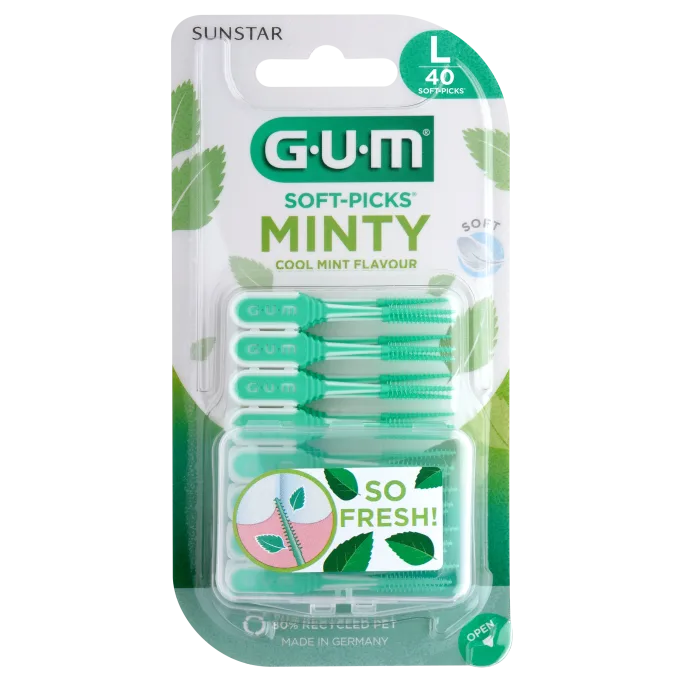GUM SOFT-PICKS MINTY Large 40st Gum