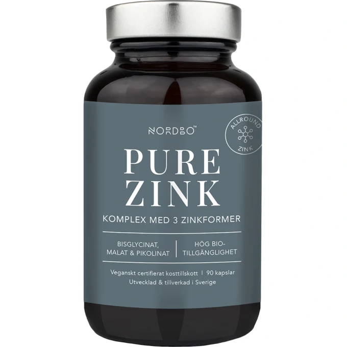 Nordbo Pure Zink 90 kapslar Nordbo