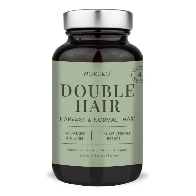 Nordbo Double Hair 120 kapslar Nordbo