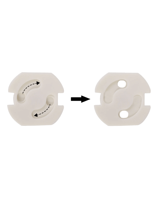 Twistshake EU Sockelskydd typ F 6-pack Twistshake